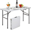 Mesa Plegable Cuory Blanca 122x60x74 cm