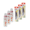 Pack 3 Biberones Pigeon Standard 240ml/8oz Decorado Conejo