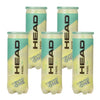 Pack 5 Botes de 3 pelotas Head Padel One Duraderas