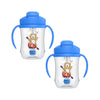 Pack 2 Termo Con Popote Dr Browns Azul Straw Cup