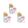 Pack 3 Biberones Dr. Brown's Boca Ancha Options+ Rosa