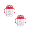 Pack 2 termos entrenadores 6oz boquilla suave rosa Dr Browns