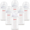Pack 6 Biberones Pigeon Softouch 240ml/8oz Anticolicos 3m+
