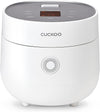 Arrocera Cuckoo 6 Tazas Multifuncional Blanca CR-0675FW con Fuzzy Logic