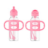 Pack de 2 Biberones con Popote Dr. Brown's 250ml Rosa