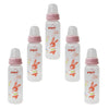 Pack 5 Biberones Pigeon Standard 240ml/8oz Decorado Conejo