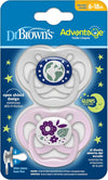 Chupón advantage nocturno niña etapa 2 2-pack