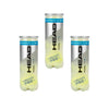Pack 3 Botes de 3 pelotas Head Padel Pro+ 9 Pelotas