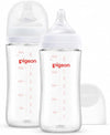 Biberones Pigeon Softouch Boca Ancha 240ml Vidrio