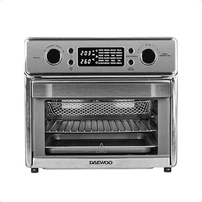 Horno Freidora de Aire Daewoo 25L 3 en 1 Acero Pantalla