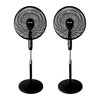 Combo 2 ventiladores 16" Shtark 5 aspas 3 velocidades