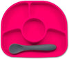 Bblüv Yumi Plato Ventosa Cuchara Silicona Antiderrames Rosa