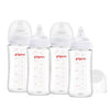 Combo 4 biberones 240ml Vidrio Pigeon Softouch Boca Ancha