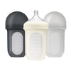 Biberones Nursh 8 Oz Paquete De 3 Colores Neutros