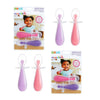 Pack 4 Cucharas Suave con Tope Munchkin Bebé 6m+ Rosa/Morado