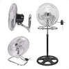 Ventilador de Metal Daewoo 3 en 1 Negro
