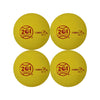 Pack 4 Pelotas Fronton Jumbo Amarillo 201 Oficial