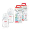 Pack 2 Biberones Pigeon Softouch 160ml Vidrio Anticólicos