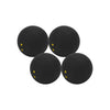 Pack 4 Pelotas Squash 2 Puntos Amarillos 201 Oficial