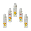 Pack 5 Biberones Pigeon Standard 240ml/8oz Decorado León
