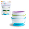 Pack 3 tazones bowls con succión Munchkin multicolor 6m+